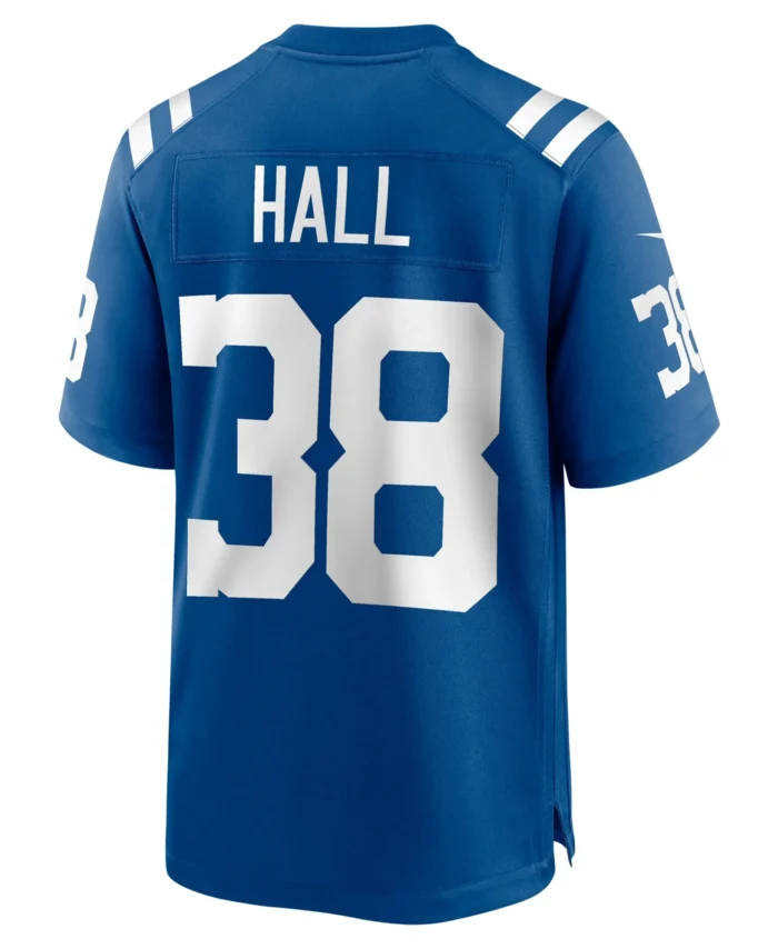 Darren Hall Indianapolis Colts  Game Jersey -  Royal