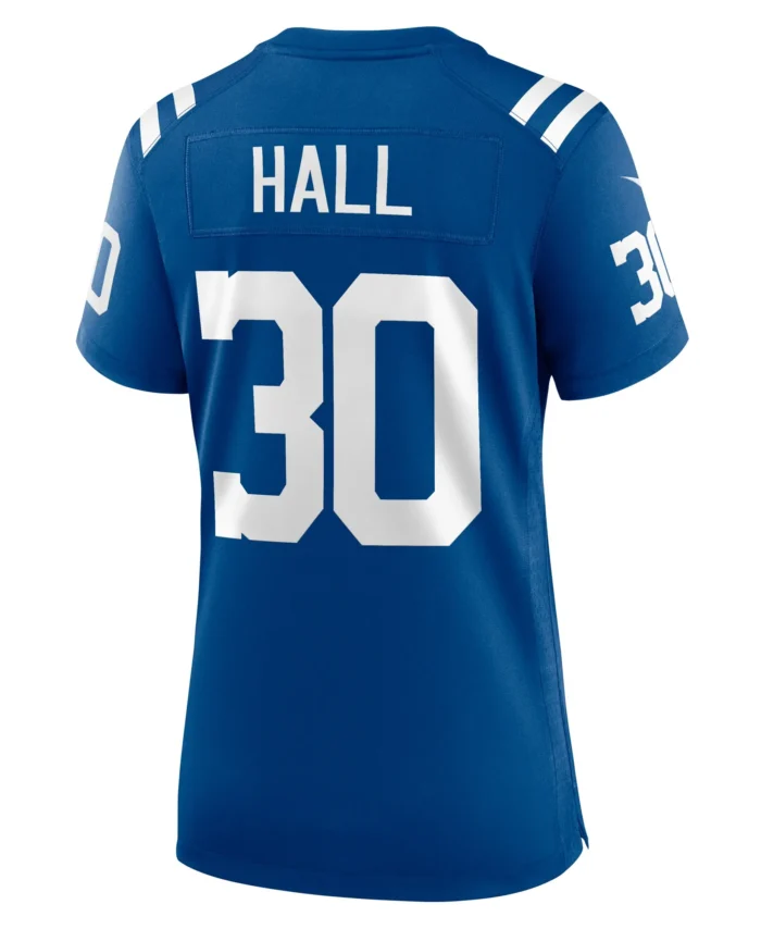 Darren Hall Indianapolis Colts Women's Team Game Jersey -  Royal
