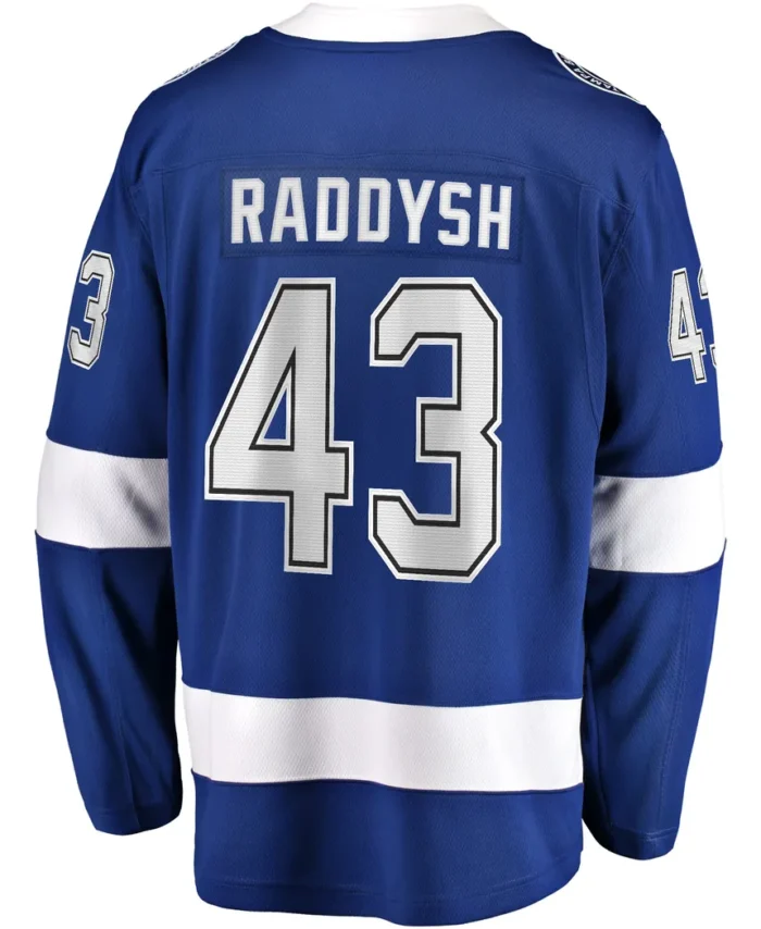 Darren Raddysh Tampa Bay Lightning Fanatics Home Premier Breakaway Player Jersey - Blue