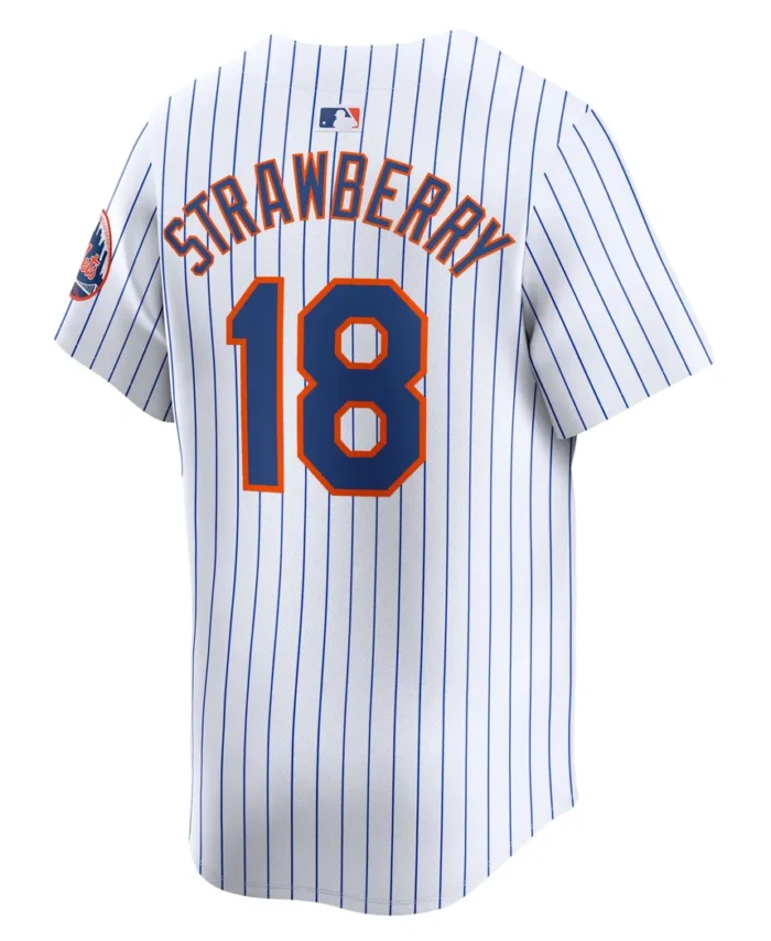 Darryl Strawberry New York Mets Home Limited Player Jersey - White