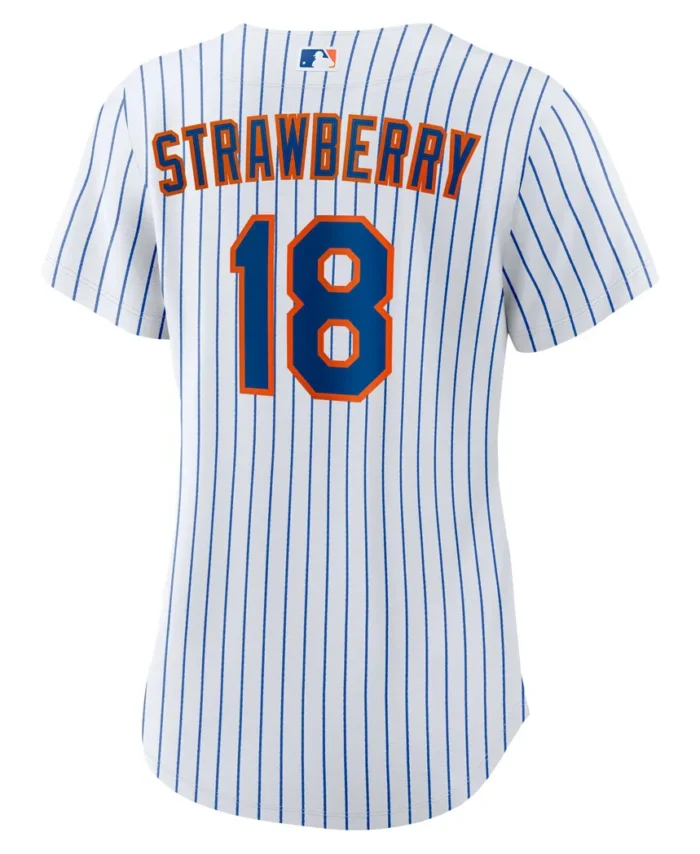 Darryl Strawberry New York Mets Women Home Replica Player Jersey - White