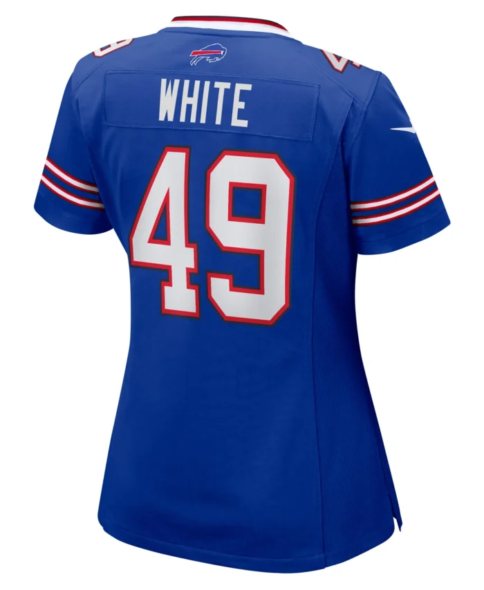 DaShaun White Buffalo Bills Women's Team Game Jersey - Royal
