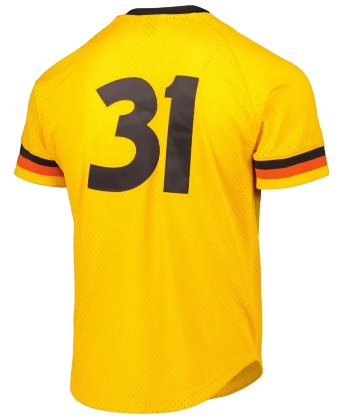 Dave Winfield San Diego Padres Mitchell Ness Cooperstown Collection Mesh Batting Practice Jersey- Gold
