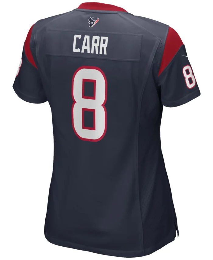 David Carr Houston Texans Women's Game Retired Player Jersey - Navy