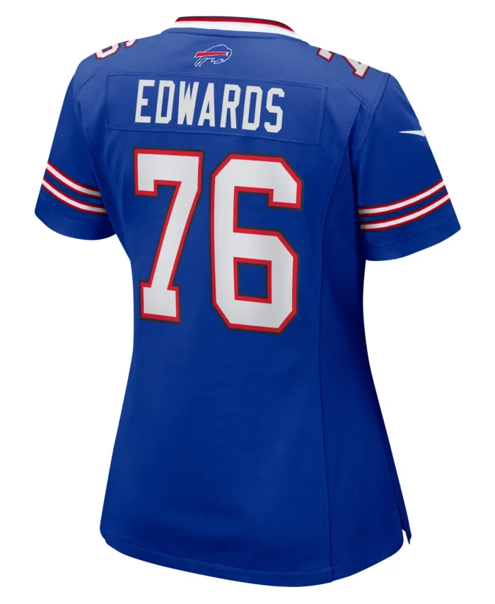 David Edwards Buffalo Bills Women's Game Jersey - Royal