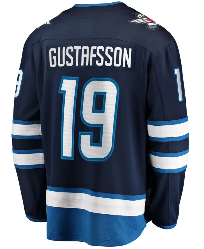 David Gustafsson Winnipeg Jets Fanatics Home Premier Breakaway Player Jersey - Navy