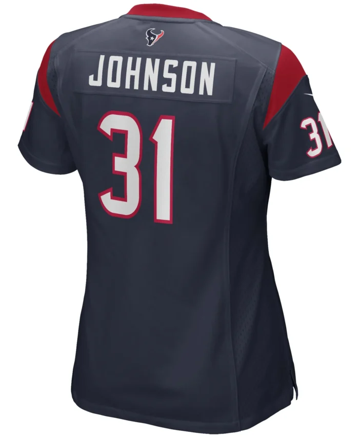 David Johnson Houston Texans Women's Game Player Jersey - Navy
