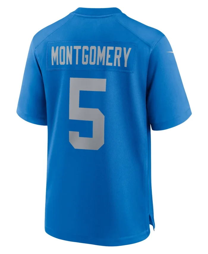 David Montgomery Detroit Lions Alternate Game Jersey -  Blue