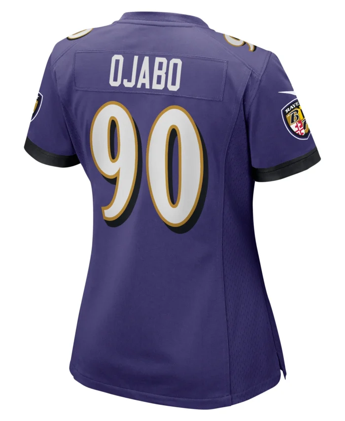 David Ojabo Baltimore Ravens Women's Game Player Jersey - Purple