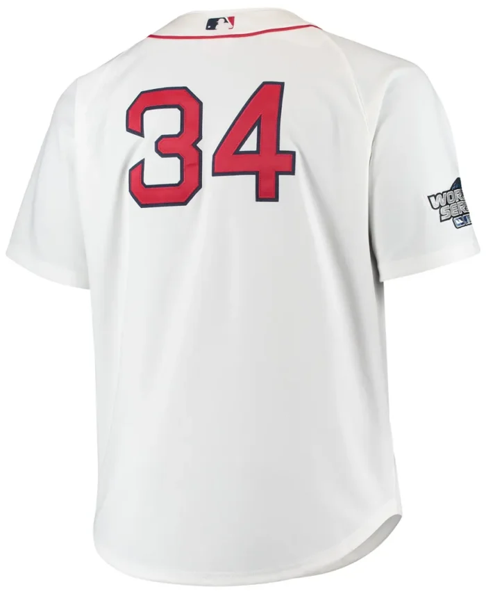 David Ortiz Boston Red Sox Mitchell Ness Big Tall Home Authentic Player Jersey - White