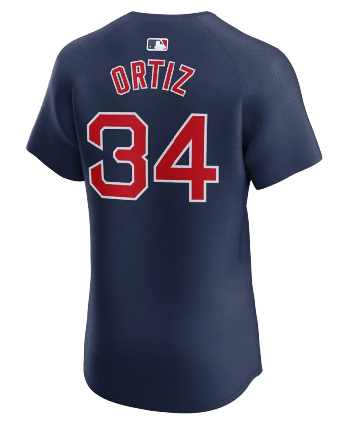 David Ortiz Boston Red Sox Alternate Elite Player Jersey - Navy