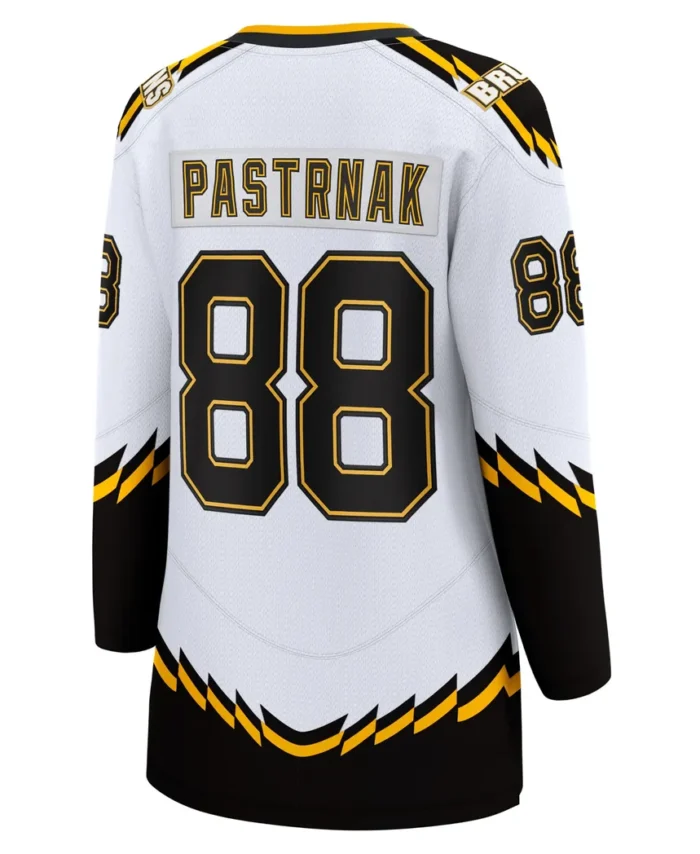 David Pastrnak Boston Bruins Fanatics Women Special Edition 2.0 Breakaway Player Jersey - White