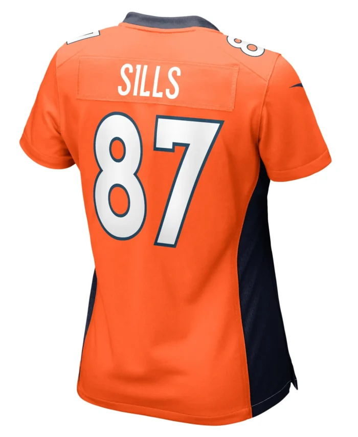 David Sills Denver Broncos Women's Team Game Jersey -  Orange