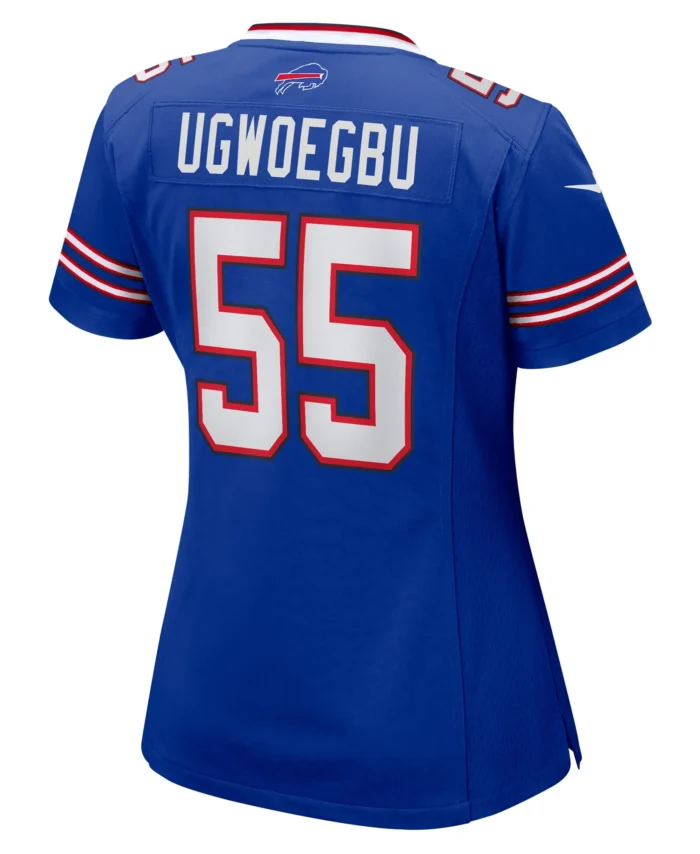 David Ugwoegbu Buffalo Bills Women's Game Jersey -  Royal