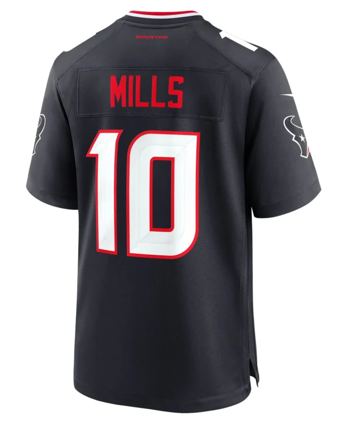Davis Mills Houston Texans Team Game Jersey -  Navy