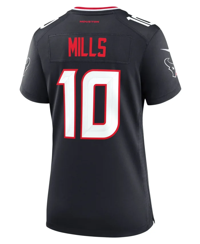 Davis Mills Houston Texans Women's Team Game Jersey -  Navy