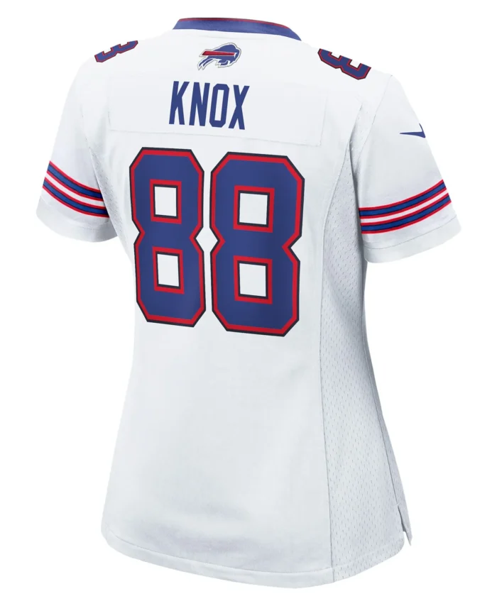 Dawson Knox Buffalo Bills Women's Away Game Player Jersey - White