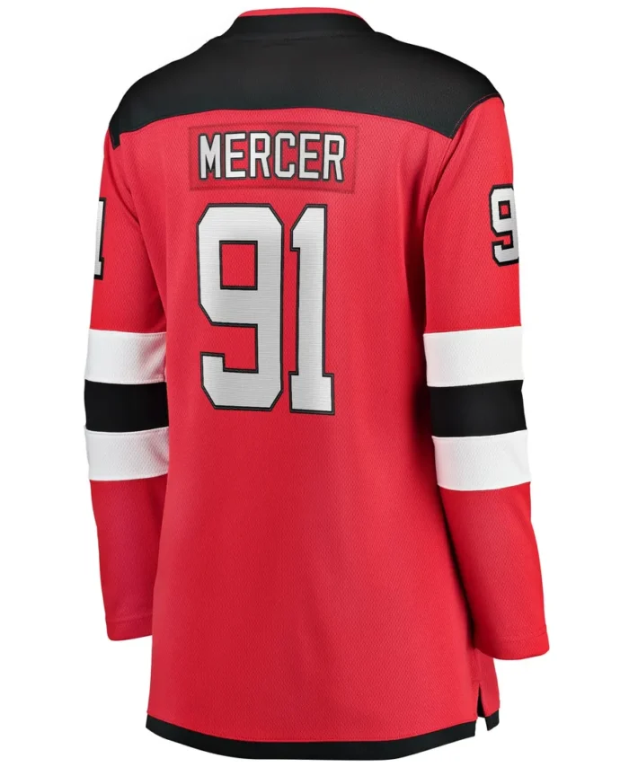 Dawson Mercer New Jersey Devils Fanatics Women Home Breakaway Jersey - Red