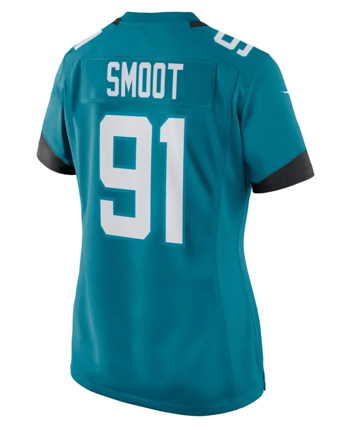 Dawuane Smoot Jacksonville Jaguars Women's Game Jersey - Teal