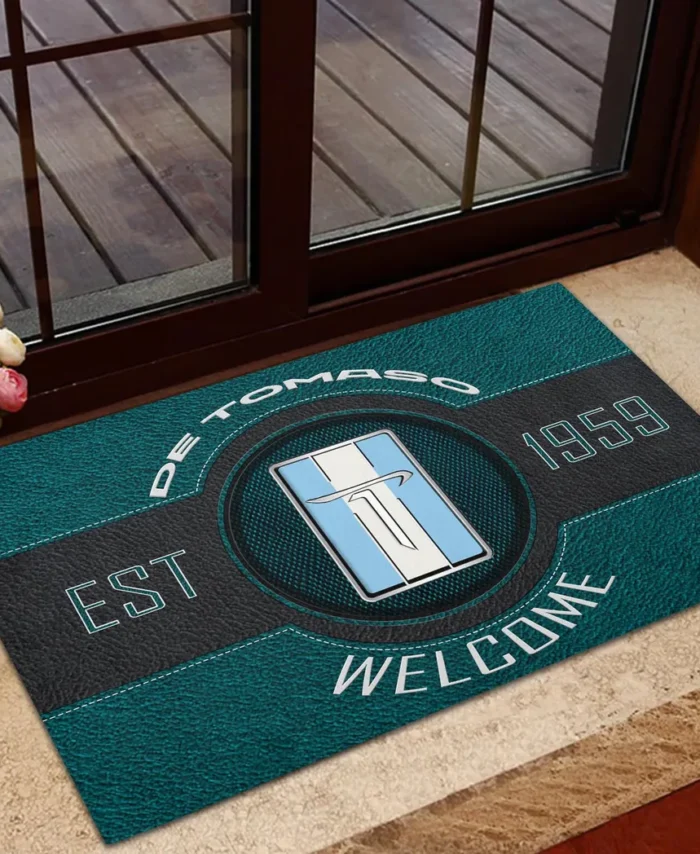 Supercar Ride Doormat, All Over Print Doormat For Car Lovers CAR169 - Cyan