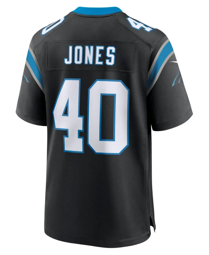 Deion Jones Carolina Panthers  Game Jersey -  Black