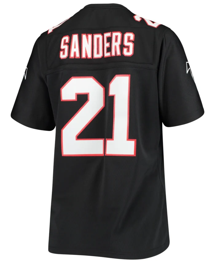 Deion Sanders Atlanta Falcons Mitchell & Ness Women's Legacy Replica Team Jersey - Black