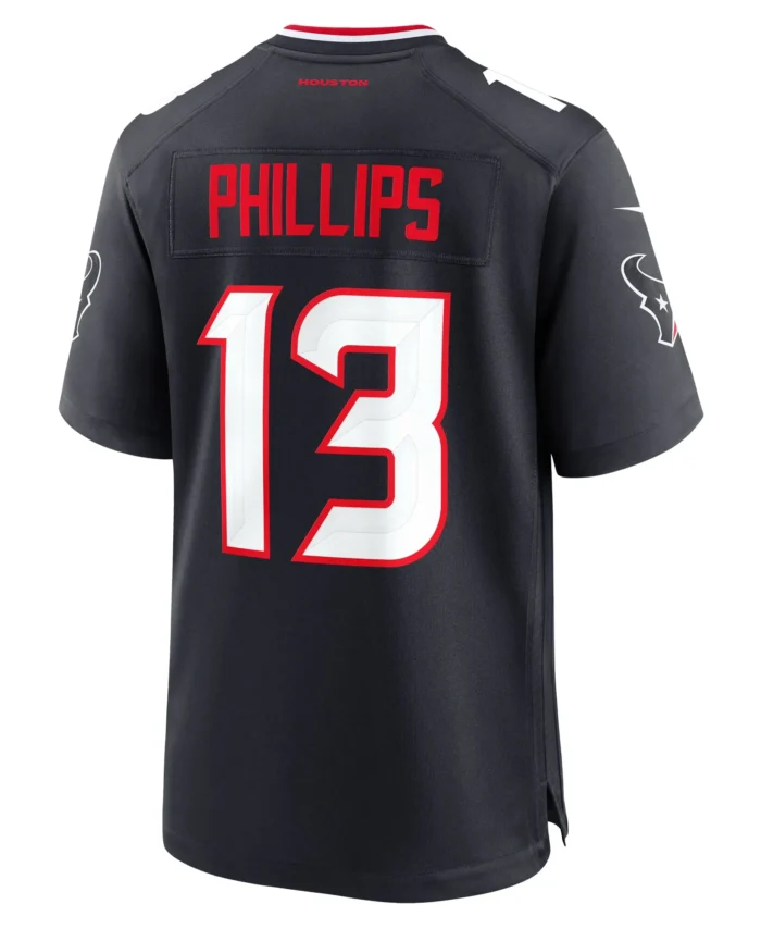 DelShawn Phillips Houston Texans Team Game Jersey -  Navy