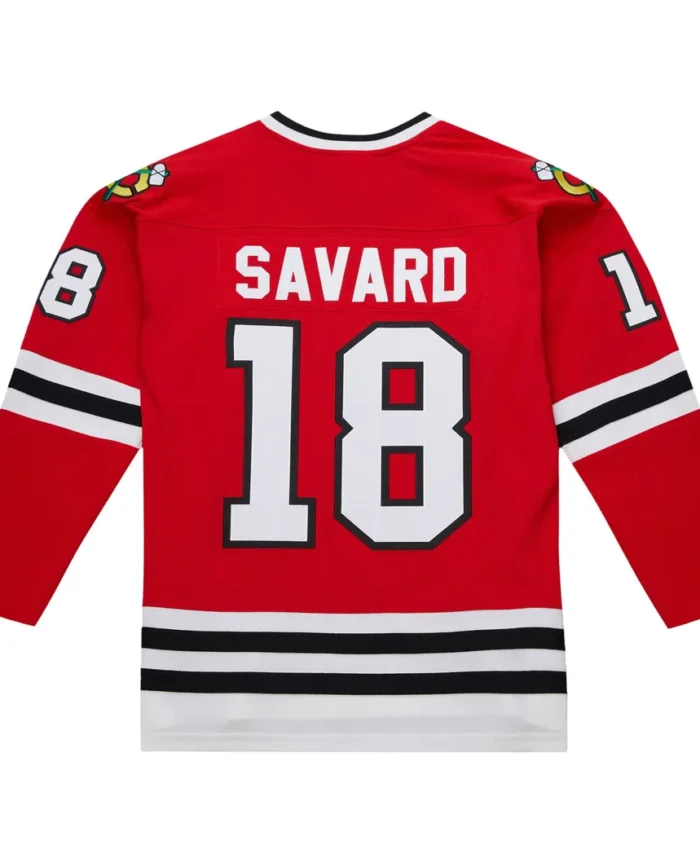 Denis Savard Chicago Blackhawks 1980-81 Power Play Jersey - Scarlet