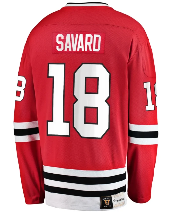 Denis Savard Chicago Blackhawks Fanatics Premier Breakaway Retired Player Jersey - Red