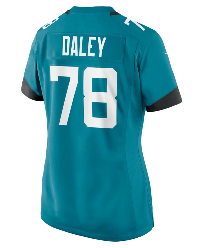 Dennis Daley Jacksonville Jaguars Women's  Game Jersey -  Teal