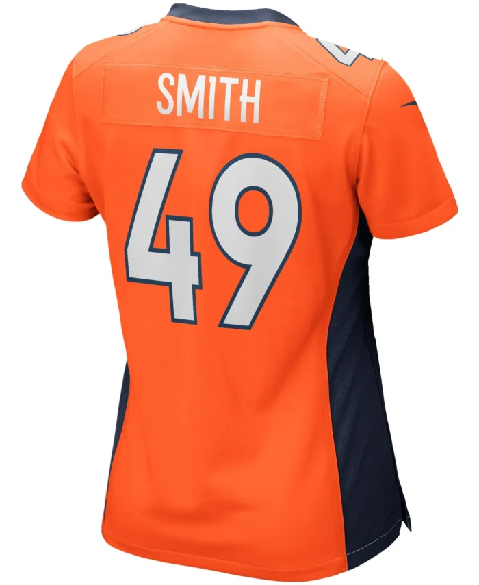 Dennis Smith Denver Broncos Women's Game Retired Player Jersey - Orange