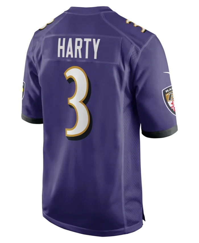 Deonte Harty Baltimore Ravens Team Game Jersey -  Purple