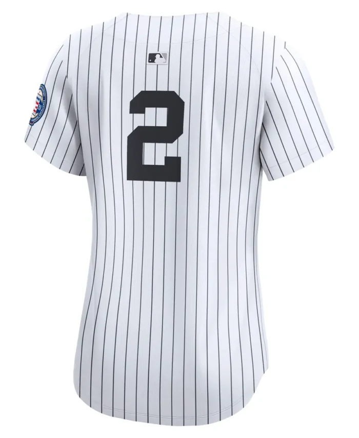 Derek Jeter New York Yankees Women Home Limited Player Jersey- White