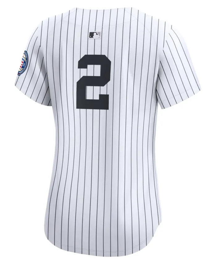 Derek Jeter New York Yankees Women Home Limited Player Jersey- White