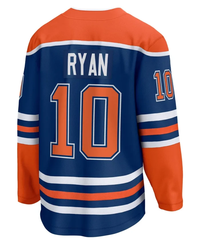 Derek Ryan Edmonton Oilers Fanatics Home Breakaway Jersey - Royal