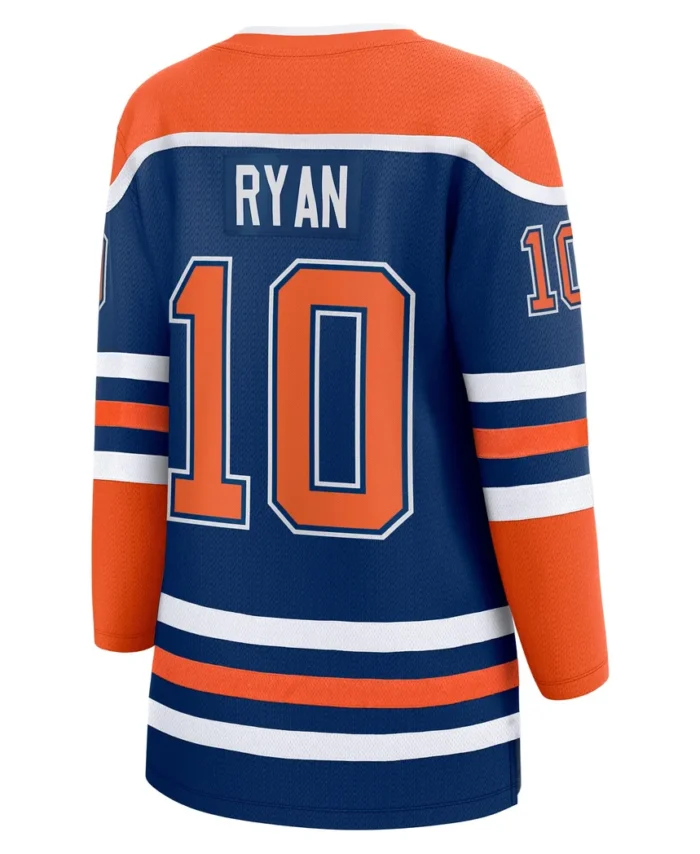 Derek Ryan Edmonton Oilers Fanatics Women Home Breakaway Player Jersey - Royal