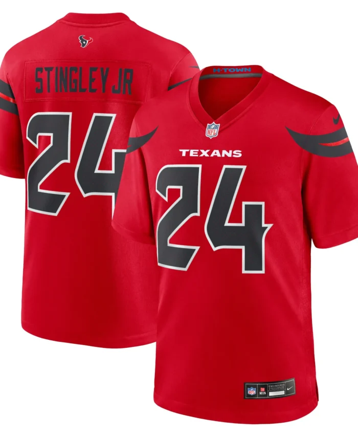 Derek Stingley Jr. Houston Texans Alternate Game Jersey - Red