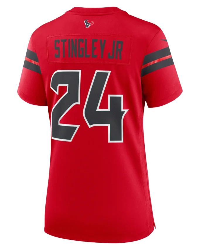 Derek Stingley Jr. Houston Texans Women's Alternate Game Jersey - Red