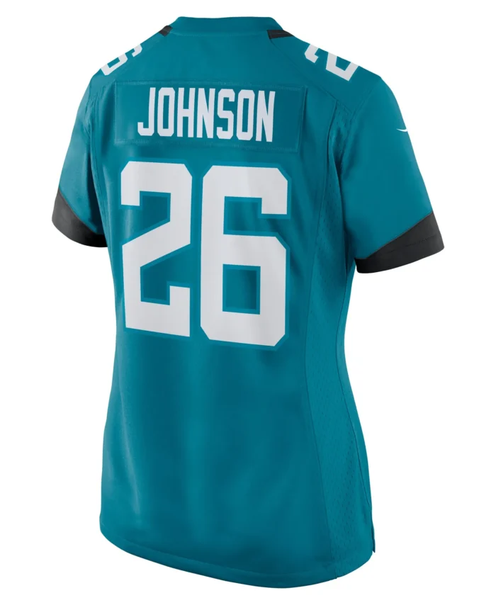 D'Ernest Johnson Jacksonville Jaguars Women's Game Jersey - Teal