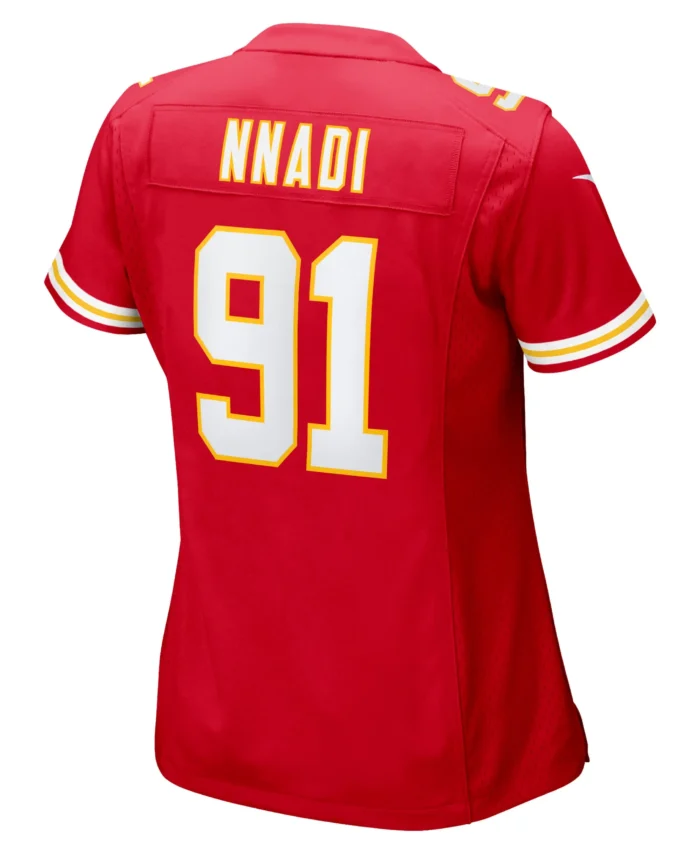 Derrick Nnadi Kansas City Chiefs Women's Game Jersey - Red