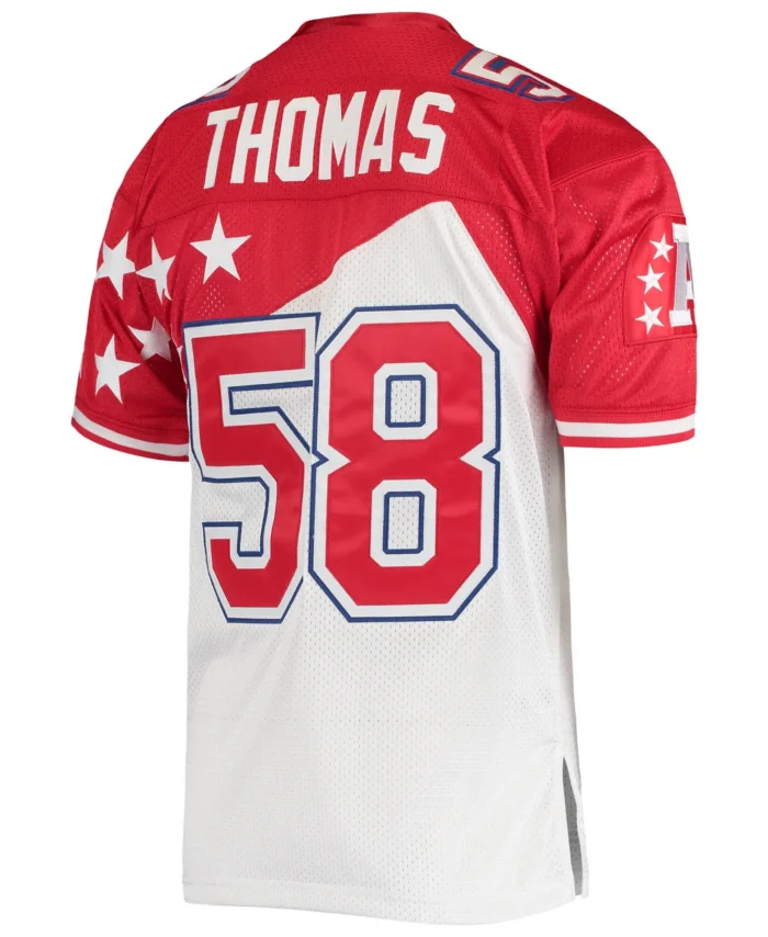 Derrick Thomas AFC Mitchell & Ness 1995 Pro Bowl Authentic Jersey - White/Red