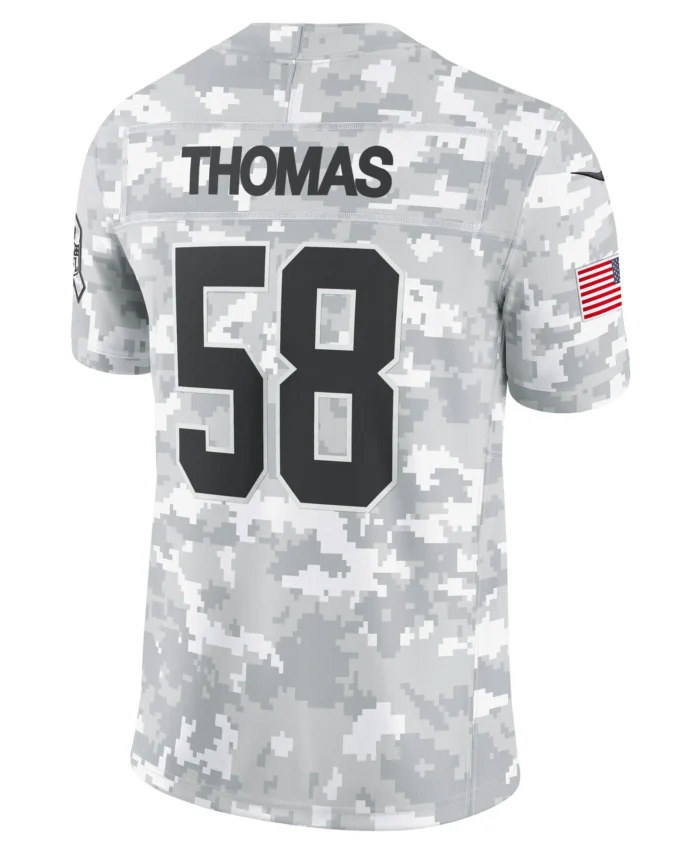 Derrick Thomas Kansas City Chiefs 2024 Salute to Service Retired Player Limited Jersey - Arctic Camo