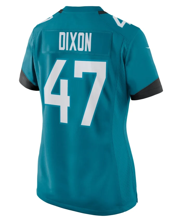 De'Shaan Dixon Jacksonville Jaguars Women's Game Player Jersey - Teal