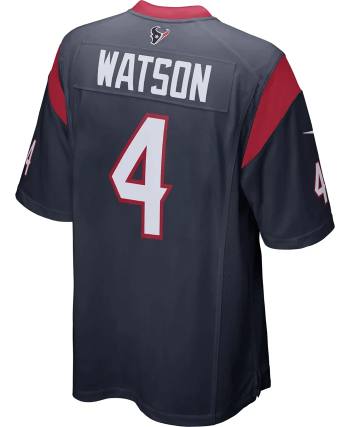 Deshaun Watson Houston Texans Game Jersey - Navy
