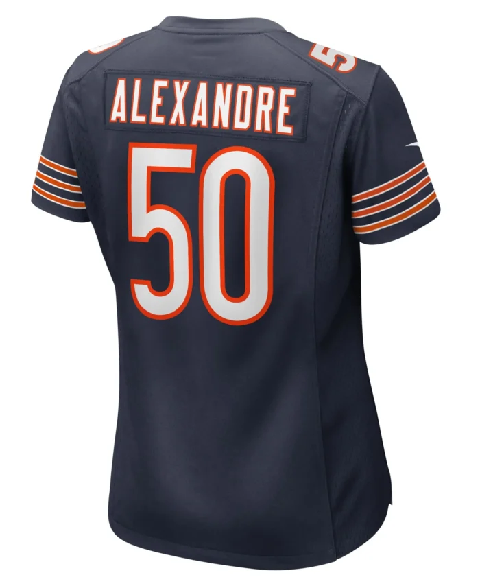 Deslin Alexandre Chicago Bears Women's Team Game Jersey -  Navy