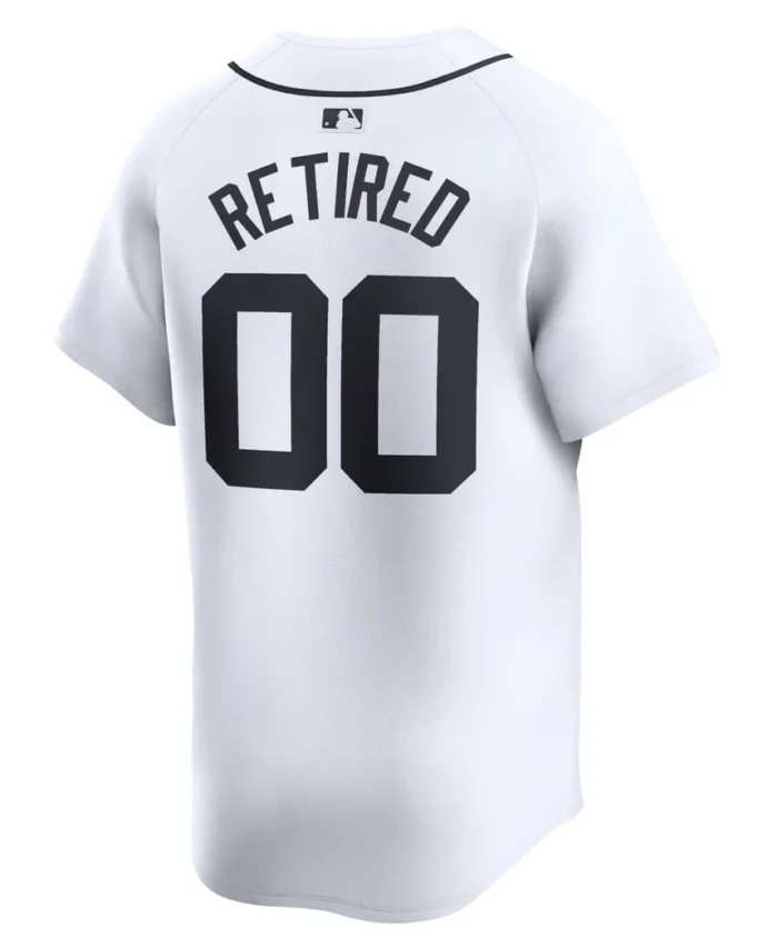 Detroit Tigers Home Limited Pick-A-Player Retired Roster Jersey - White