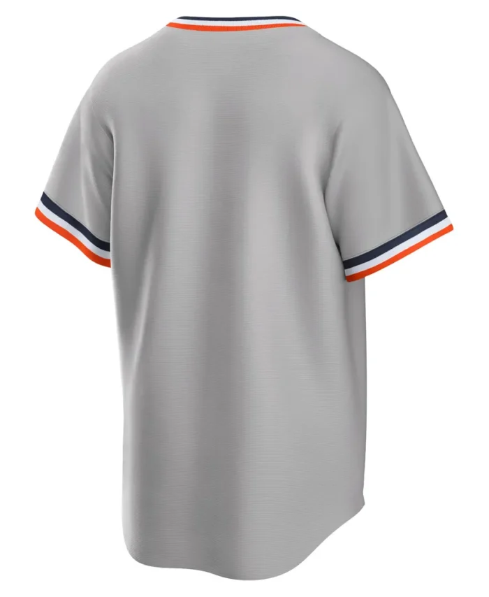 Detroit Tigers Road Cooperstown Collection Team Jersey - Gray