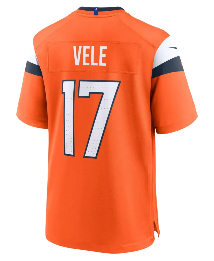 Devaughn Vele Denver Broncos Team Game Jersey -  Orange