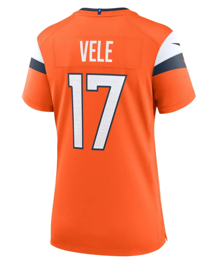 Devaughn Vele Denver Broncos Women's Team Game Jersey -  Orange