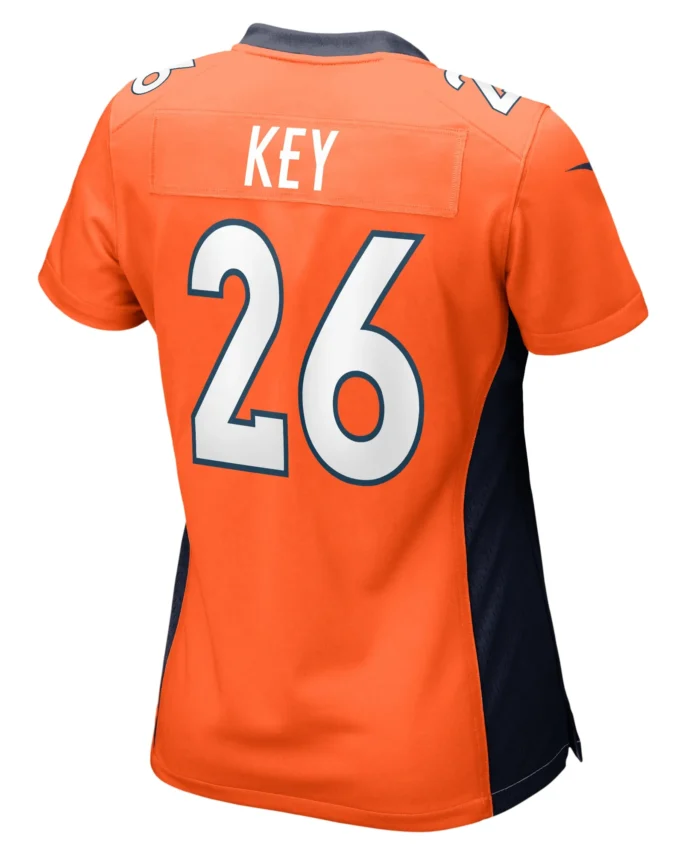 Devon Key Denver Broncos Women's Team Game Jersey -  Orange